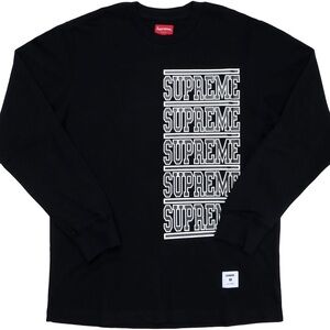 Supreme Black Long Sleeve Shirt